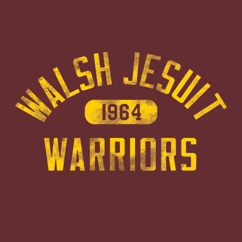 WJ Warriors Blue 84 Tri-Blend Crewneck
