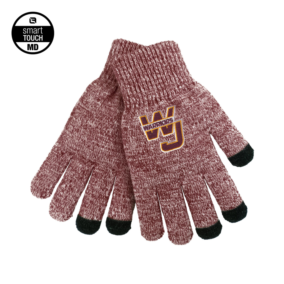 WJ Warriors smart Touch Marled Knit Glove