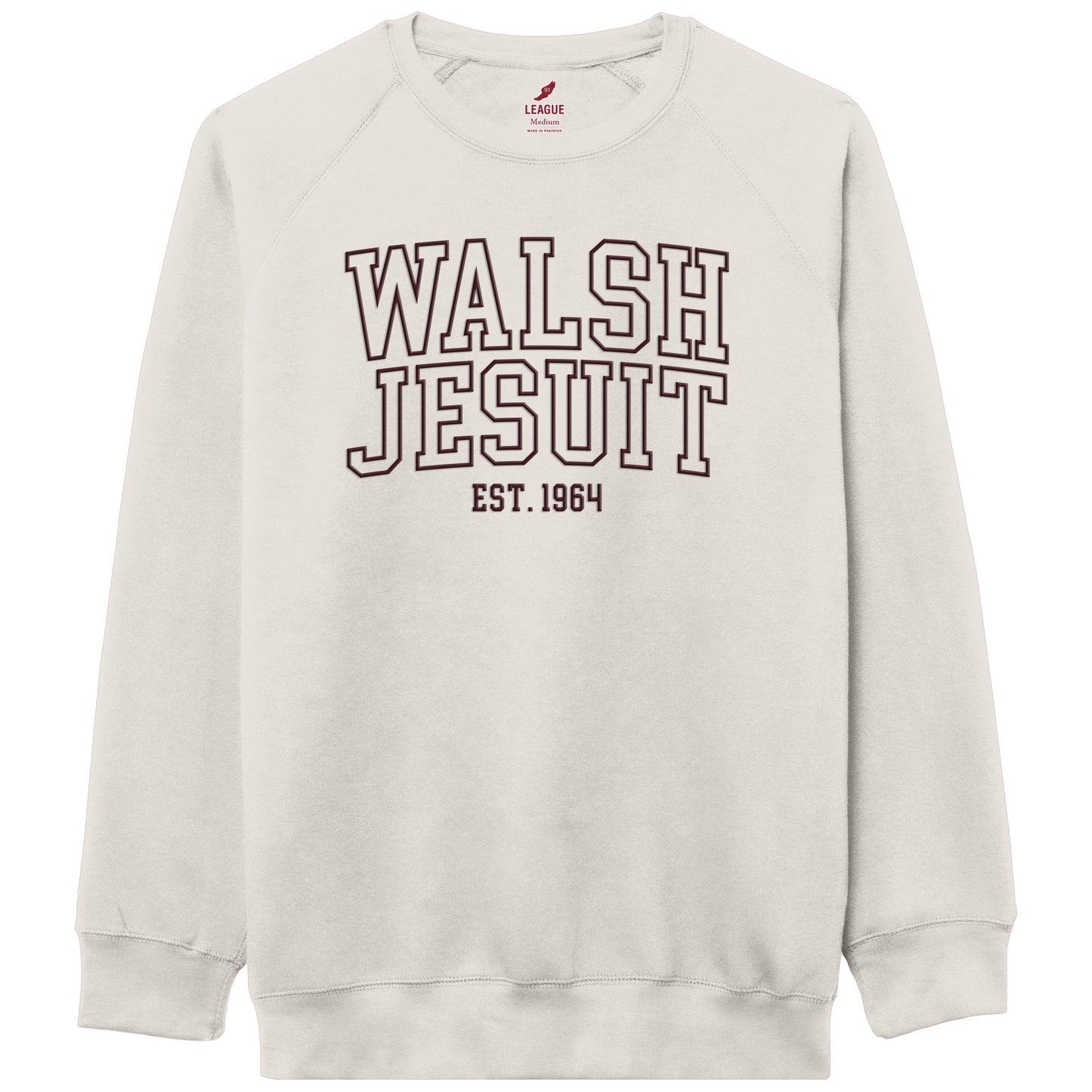 League Walsh Jesuit Embroidered Crew