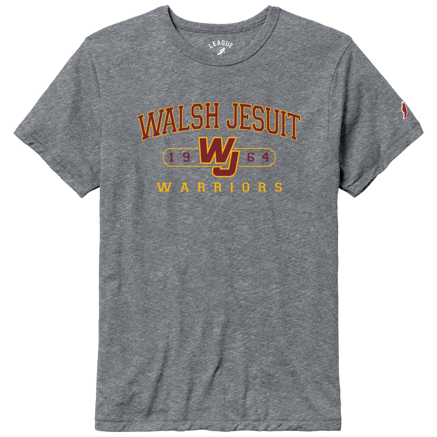 WJ Walsh Jesuit Warriors League Tri-Blend Tee