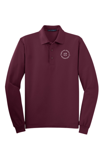 Port Authority Silk Touch Long Sleeve Men's Polo
