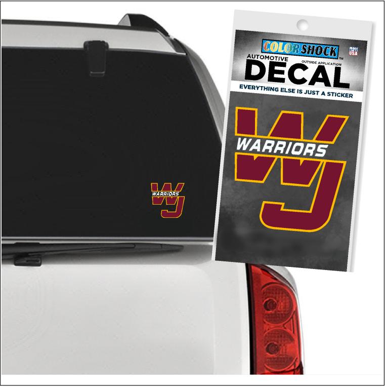WJ Warriors Auto Decal
