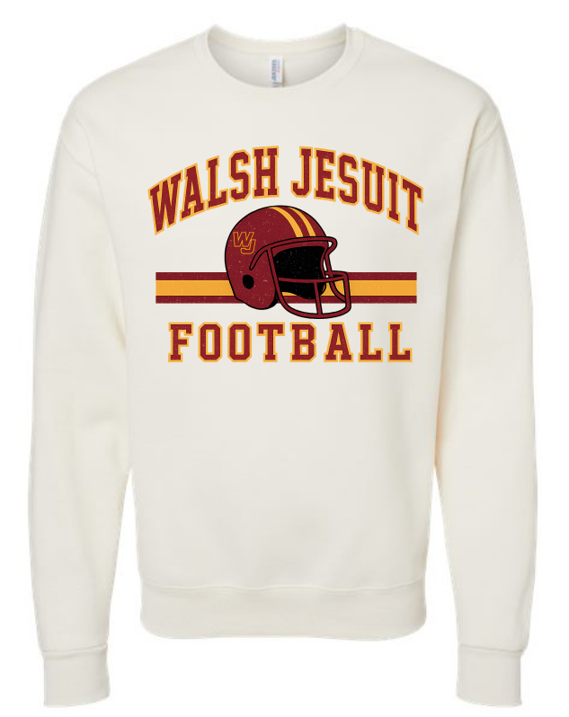 Walsh Jesuit Football Lightweight Crewneck