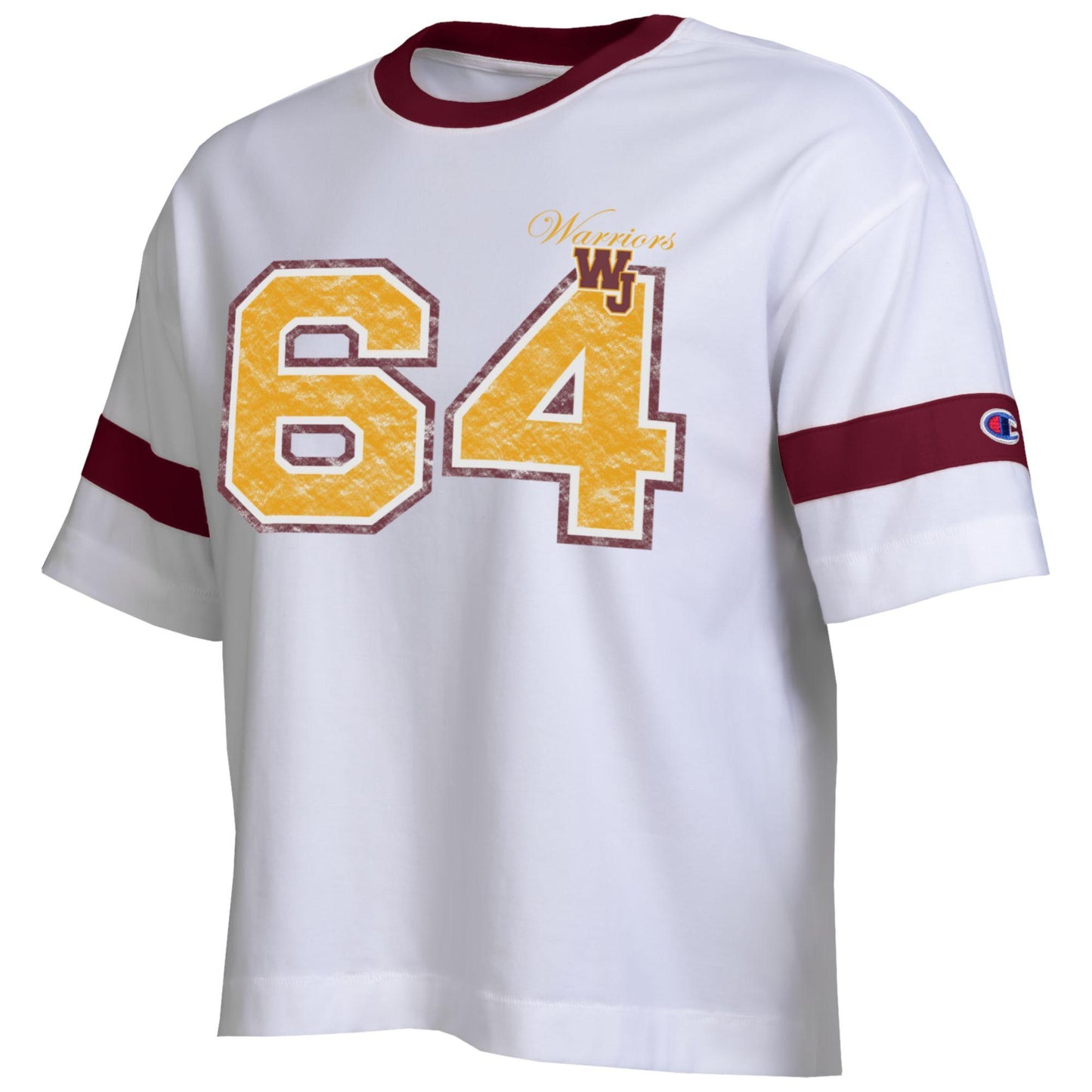 Warriors 64 Womens SS Striped Tradition Tee