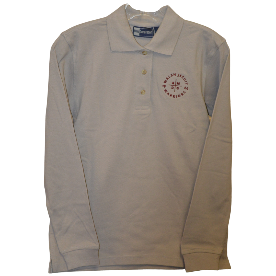 Ladies Blue Generation Superblend L/S Polo