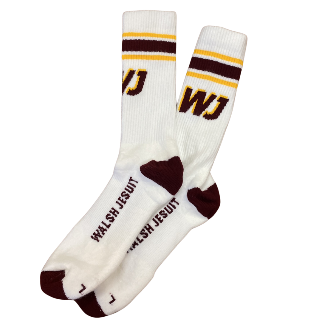 WJ Walsh Jesuit Crew Socks