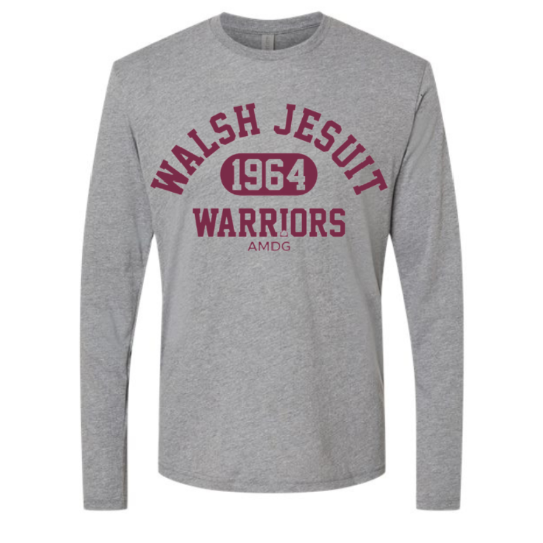 Walsh Jesuit Next Level TriBlend Long Sleeve Crew