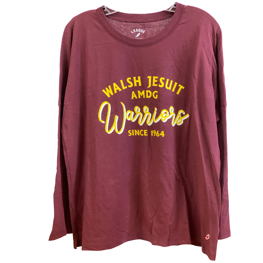 CLEARANCE Walsh Jesuit League Ladies Oversized Tee