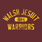 WJ Warriors Blue 84 Tri-Blend Crewneck