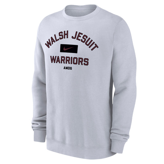 Walsh Jesuit AMDG Nike Club Fleece Crew