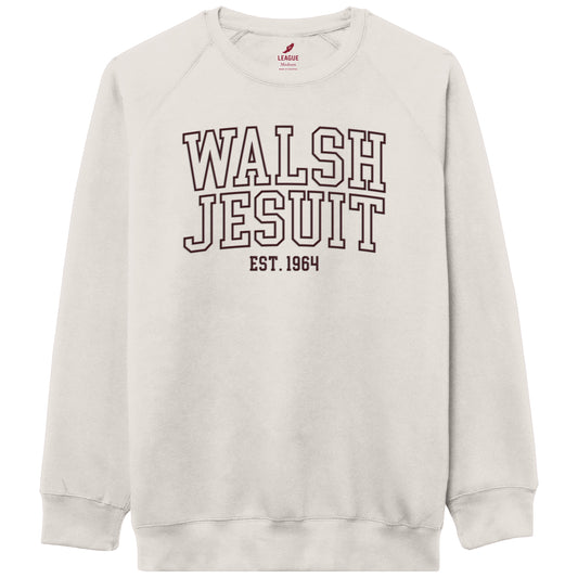 League Walsh Jesuit Embroidered Crew