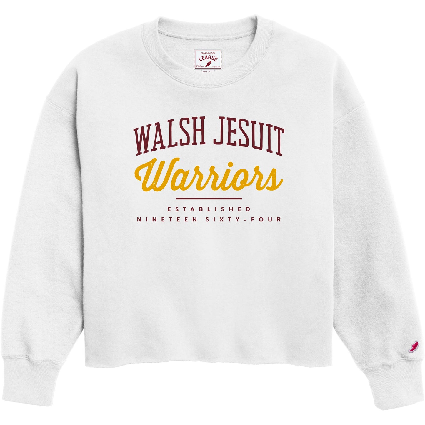 WJ League Reverse Fleece Midi Crewneck