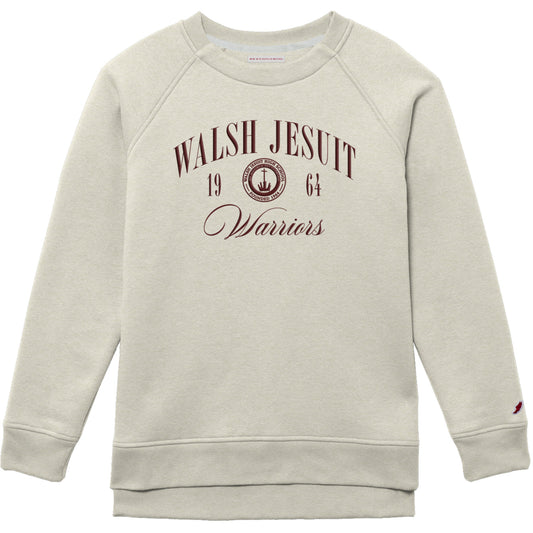 Walsh Jesuit Embroidered League Women's Crewneck
