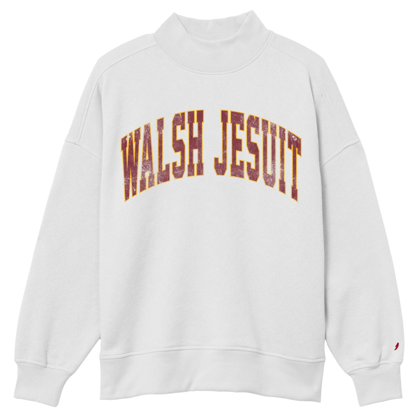 Walsh Jesuit League Diana Mock Neck Crewneck