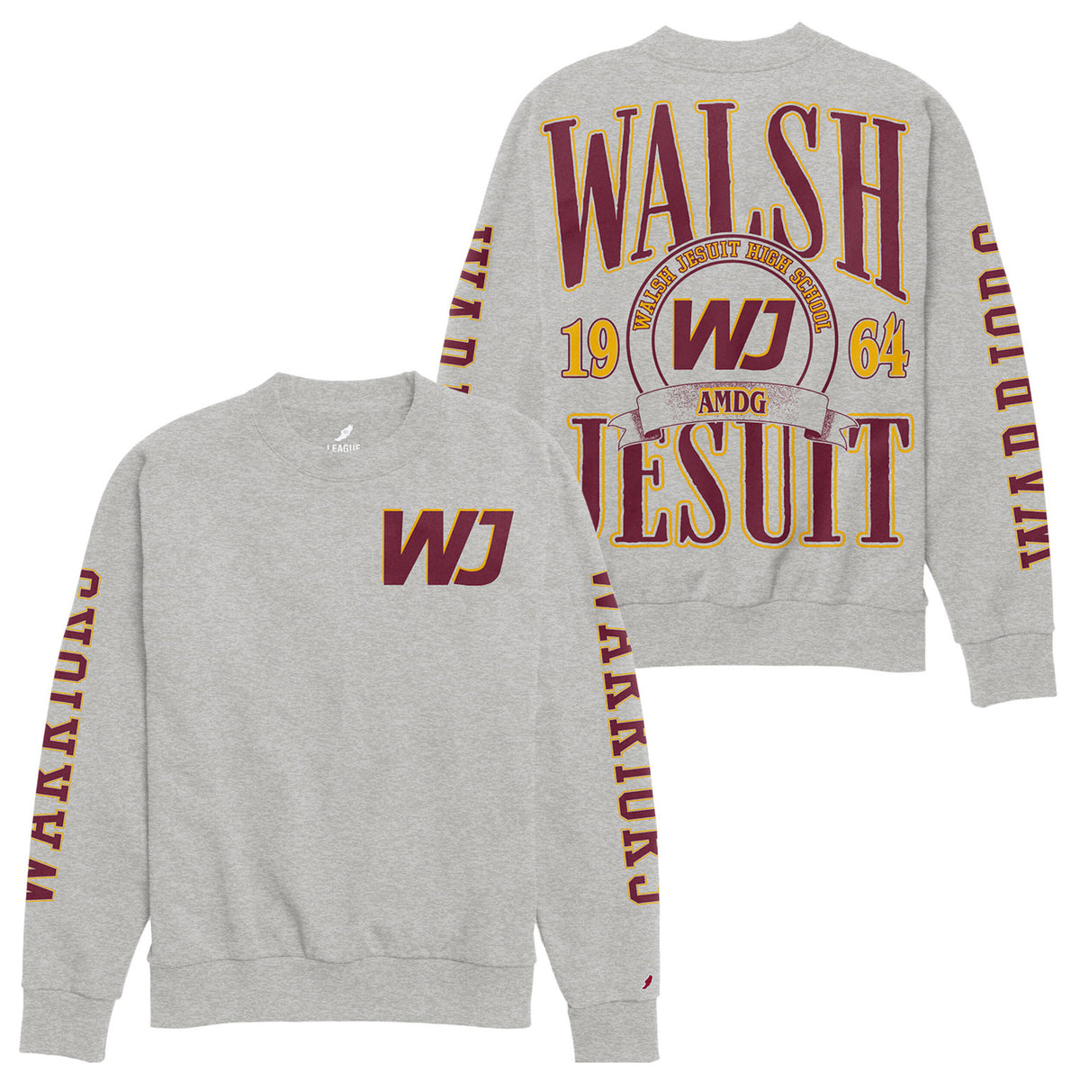 WJ Big and Bold League Crewneck