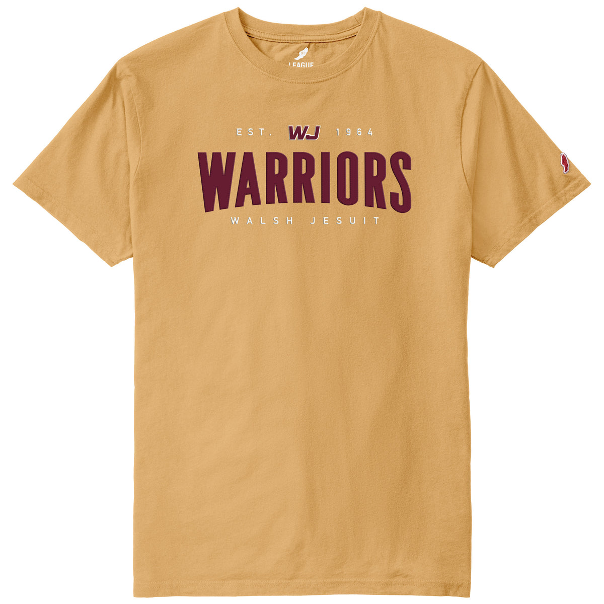 WJ Warriors Jersey Applique League Cotton Tee