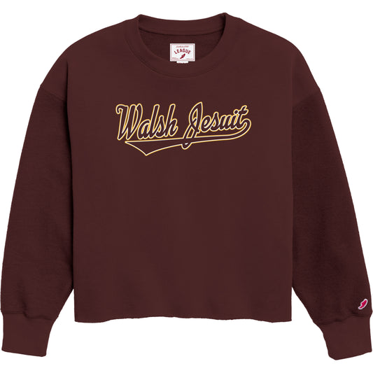 Walsh Jesuit League Ladies Midi Crewneck