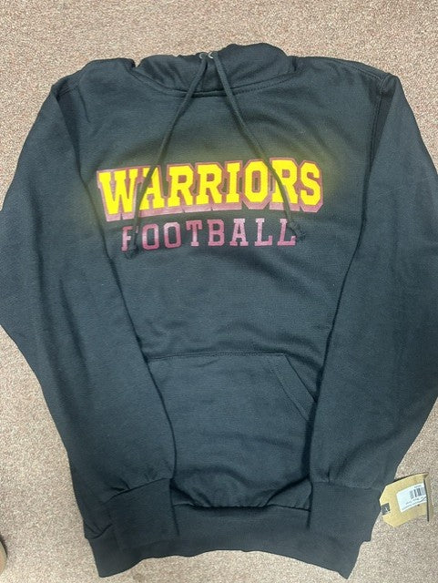 CLEARANCE Warrior Football MV Comfort Fleece Hooded Sweatshirt