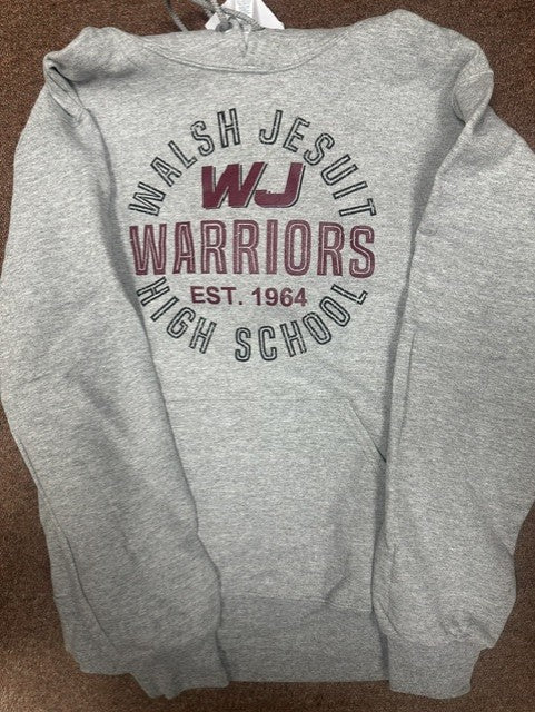CLEARANCE Walsh Jesuit  Jerzees 50/50 Hooded Fleece Sweatshirt