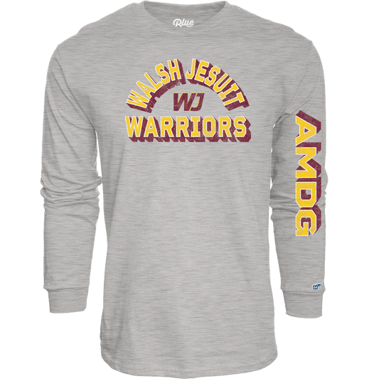 Long Sleeve Warriors Blue 84 Ringspun Tee