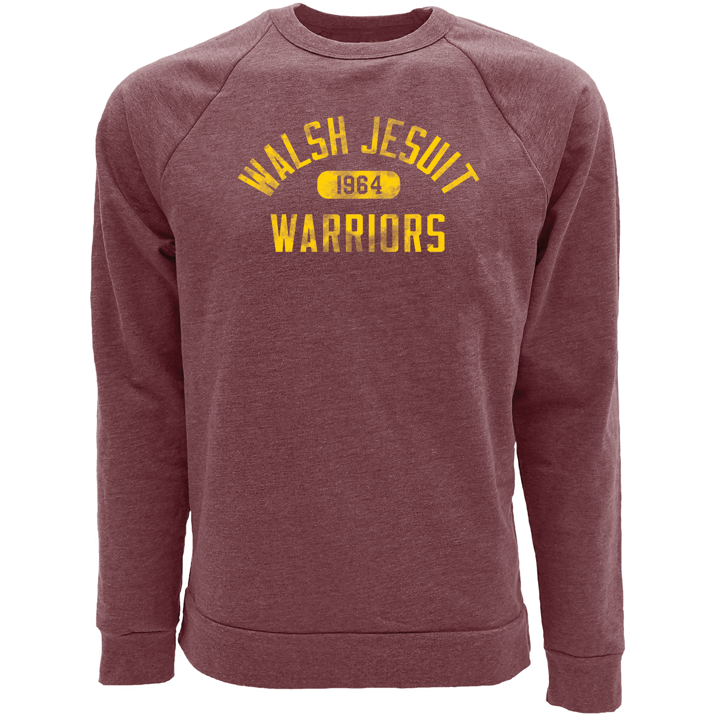 WJ Warriors Blue 84 Tri-Blend Crewneck