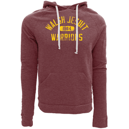 WJ Warriors Blue 84 Tri-Blend Fleece Hood