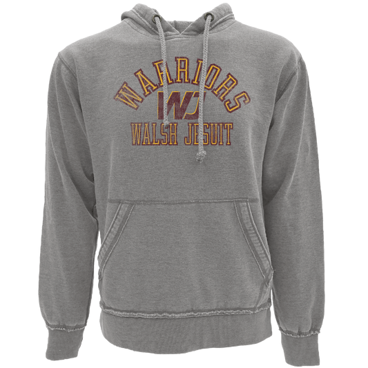 WJ Warriors Burnout Wash Fleece Hood