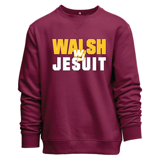 WJ Walsh Jesuit Camp David Crewneck