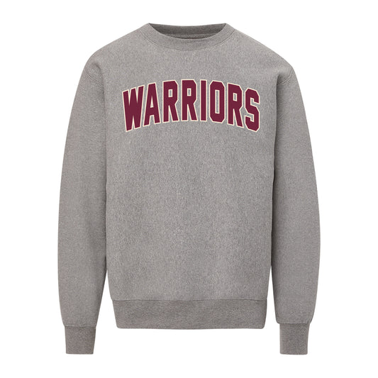 Warriors Applique Pro Weave Crewneck