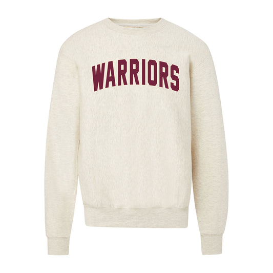 Warriors Applique Pro Weave Crewneck