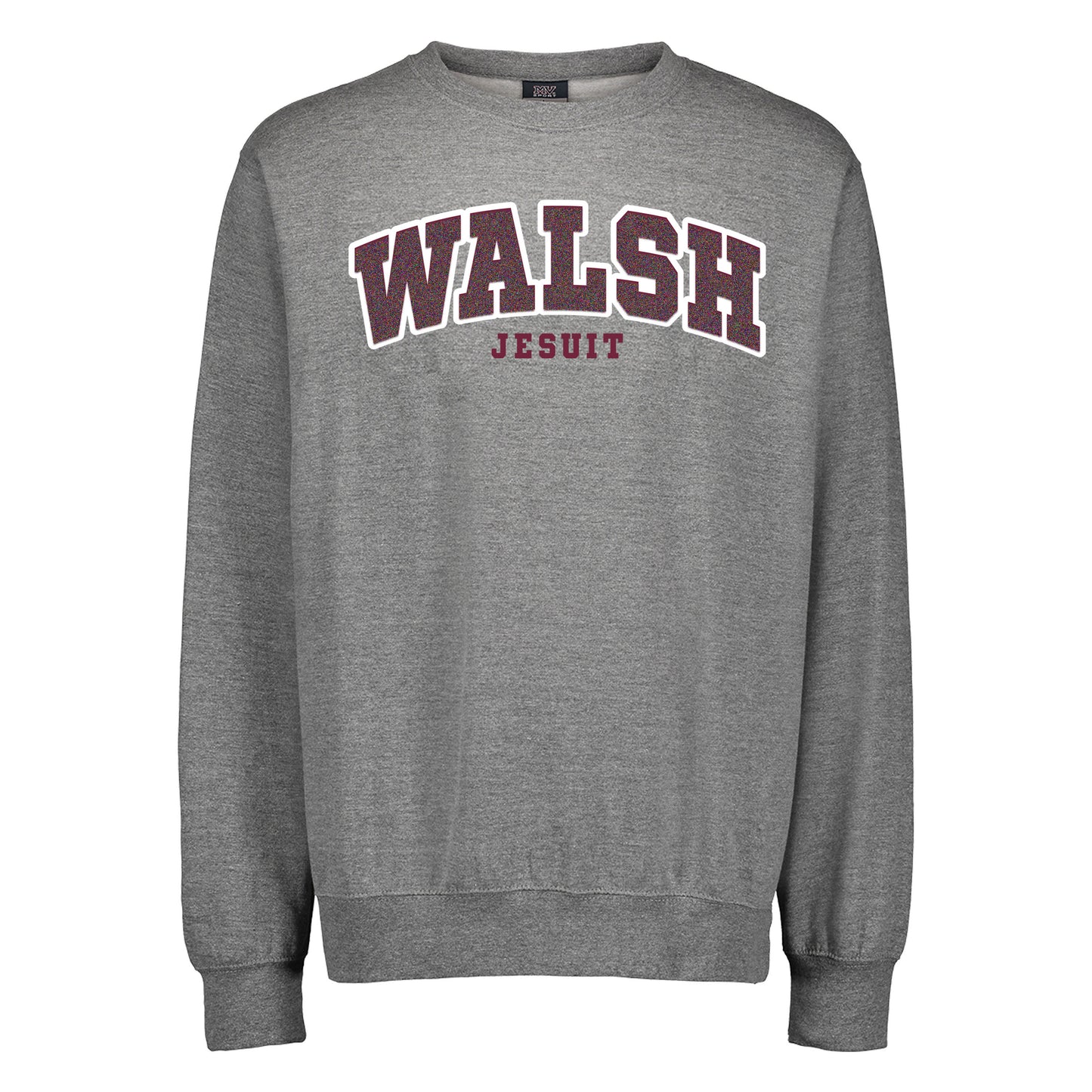 Walsh Jesuit Chenille Applique MV Sport Crewneck