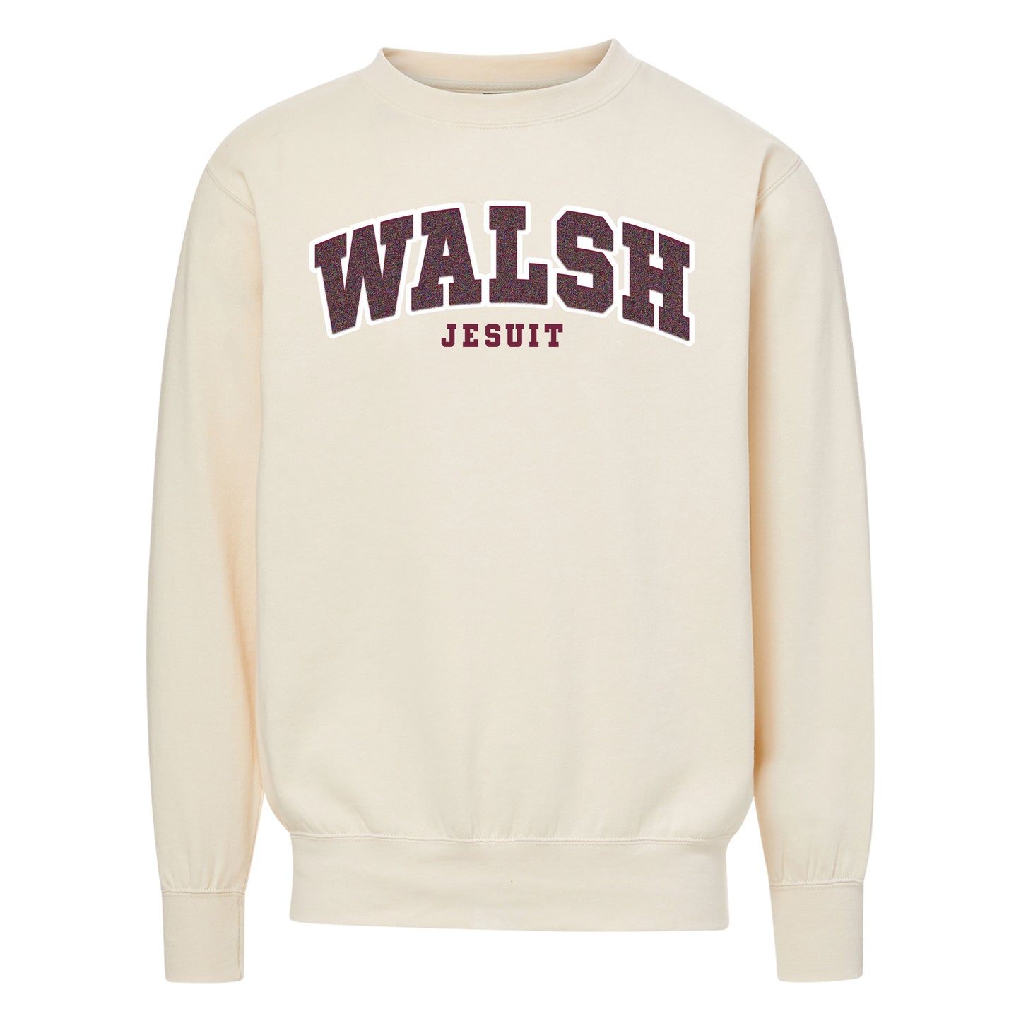 Walsh Jesuit Chenille Applique MV Sport Crewneck
