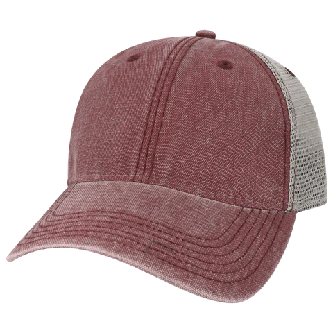 Legacy Dashboard Trucker- Burgundy /Grey