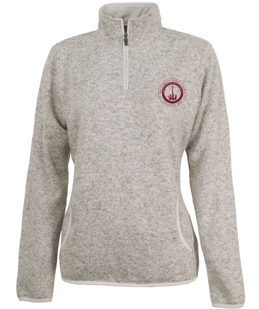 Charles River-Women's Heathered Fleece Pullover