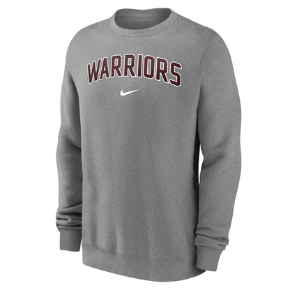Warriors Nike Club Fleece Crewneck