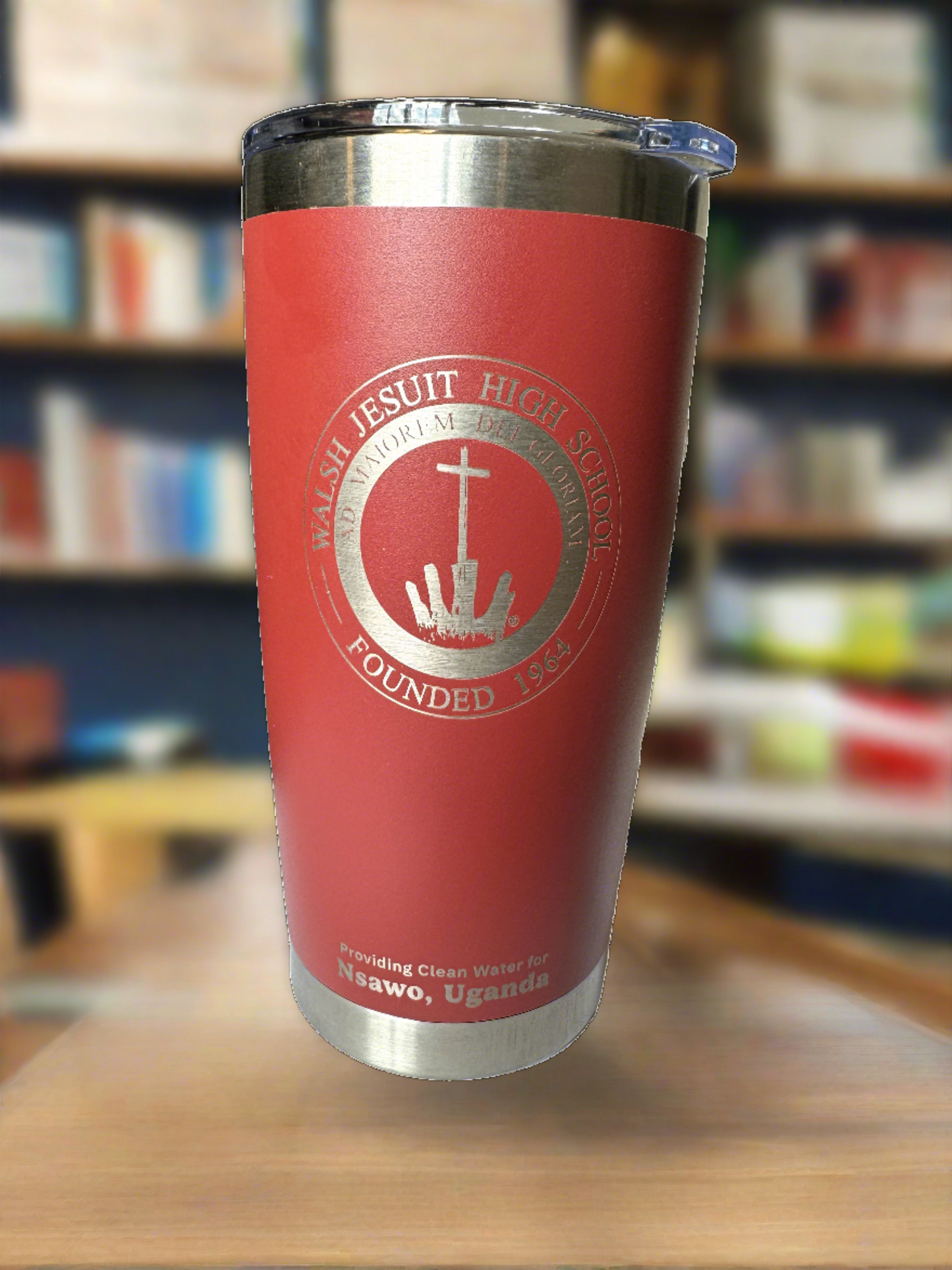 Walsh Jesuit Crest 20oz Stainless Steel Tumbler