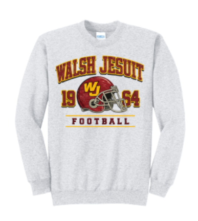 WJ Football Helmet Crewneck