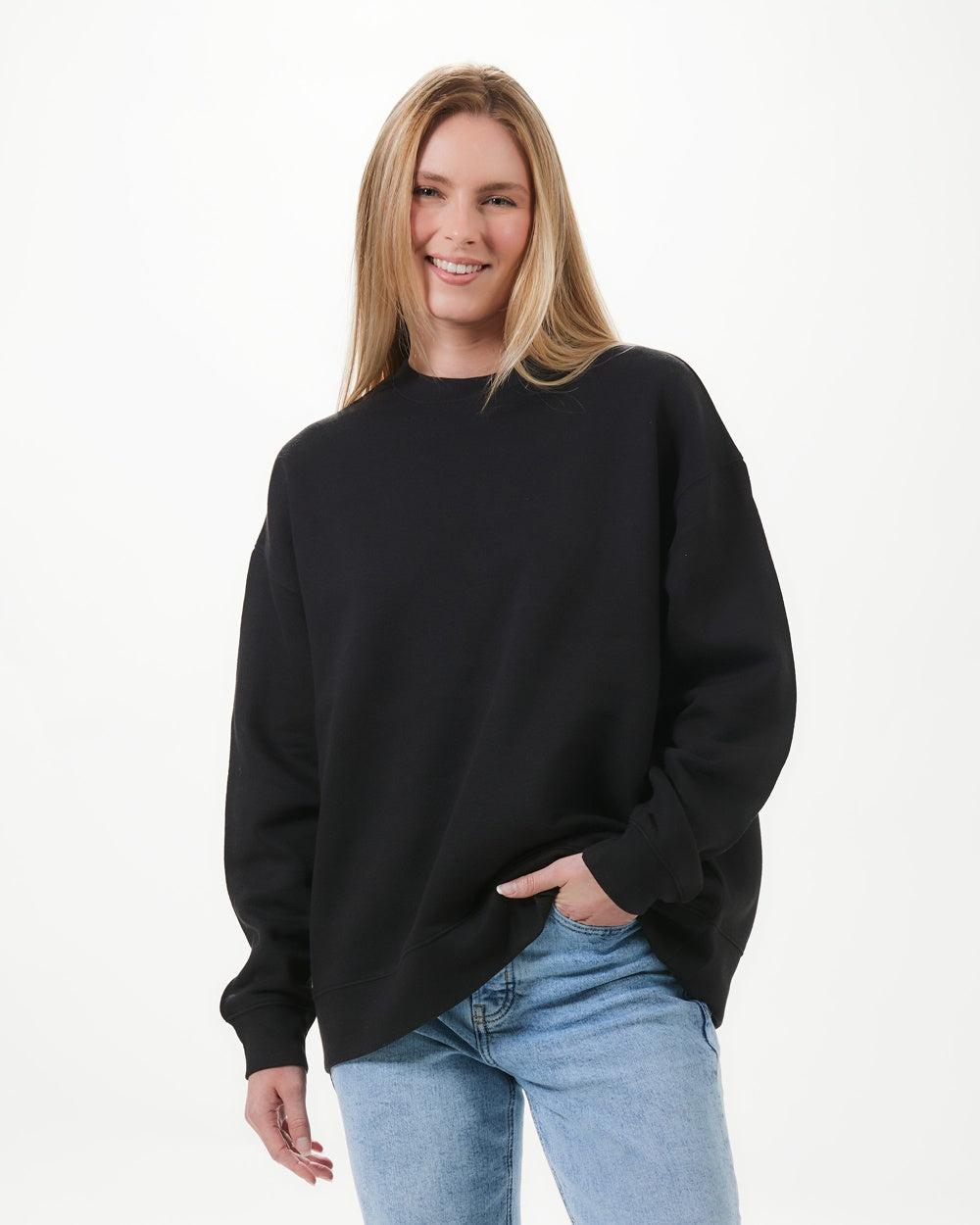 U.S. Apparel UFL2192 Snuggly Fleece Oversized Crew