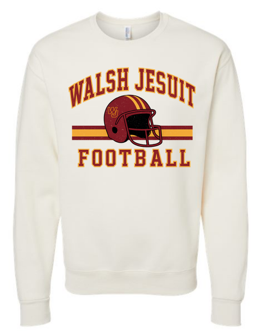Walsh Jesuit Football Lightweight Crewneck