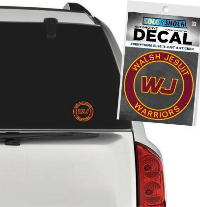 Walsh Jesuit Circle Auto Decal