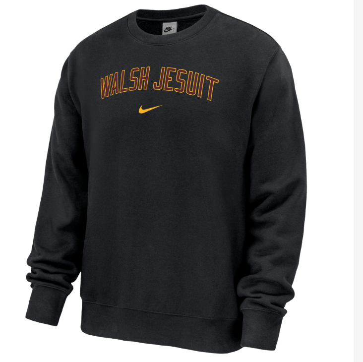 Walsh Jesuit Nike Club Fleece Crewneck