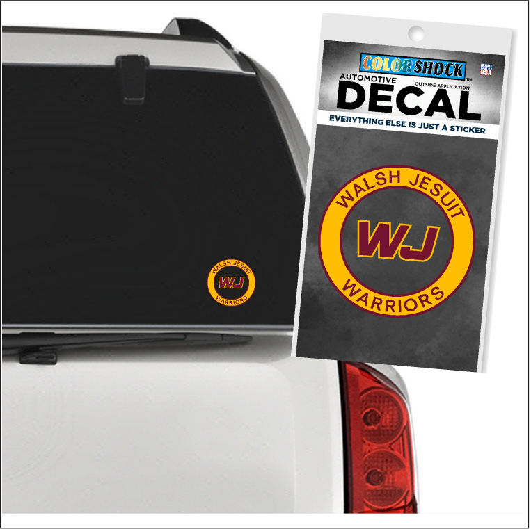 Walsh Jesuit Circle Auto Decal
