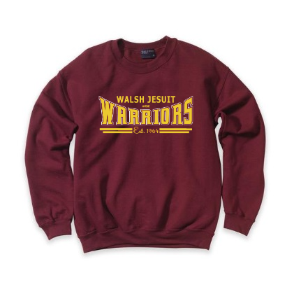 Walsh Jesuit MV Fundamental Fleece Crewneck Est. 1964