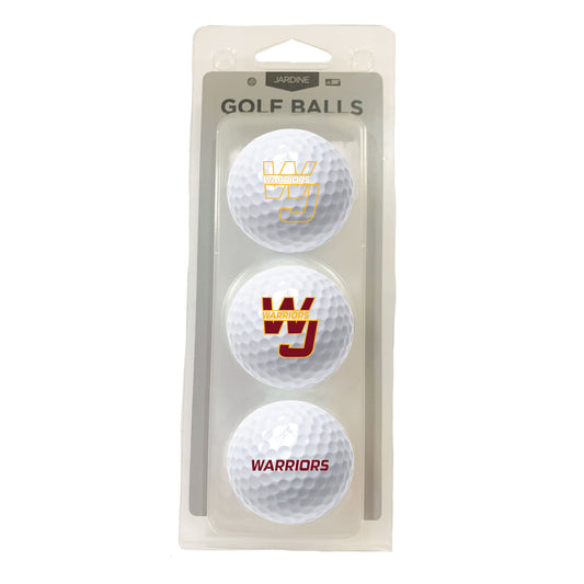 WJ Golf Ball 3pack