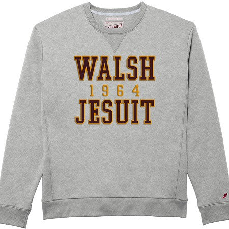 Walsh Jesuit League Vintage Applique Crewneck