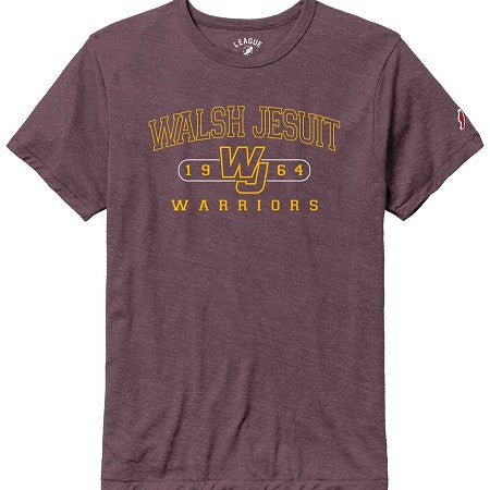 WJ Walsh Jesuit Warriors League Tri-Blend Tee