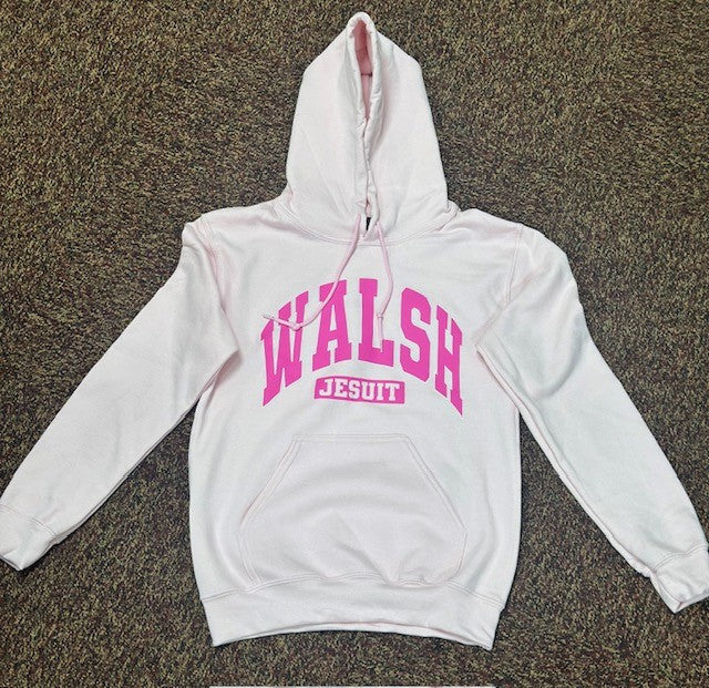 Pink Walsh Jesuit Hoodie