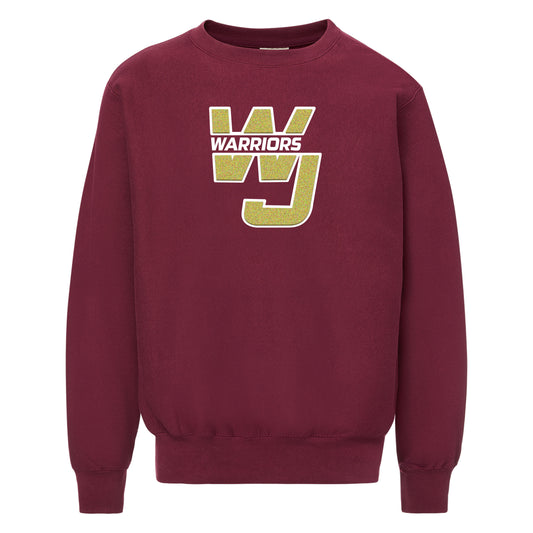 WJ Warriors MV Sport Chenille Crewneck