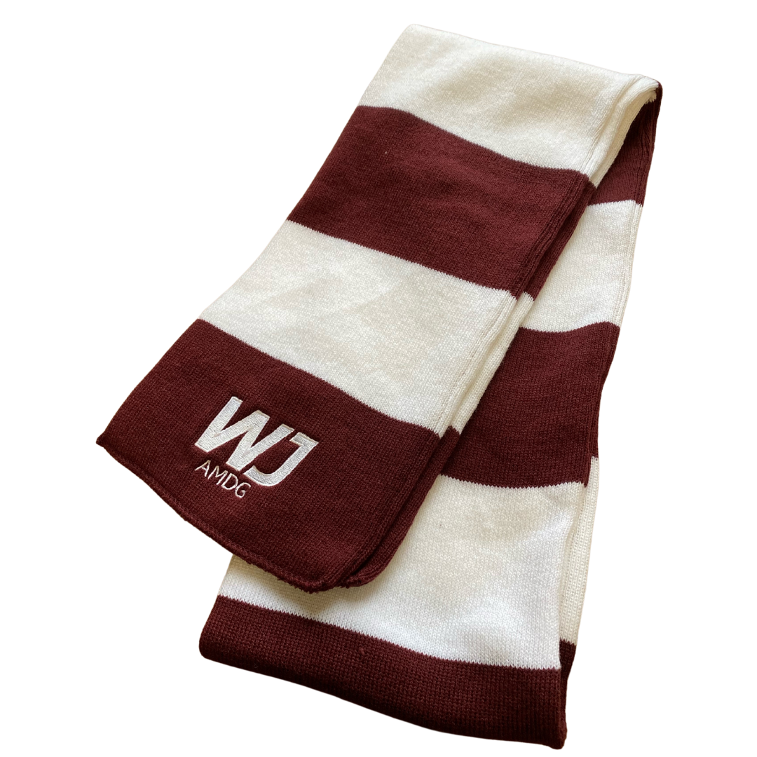 Walsh Jesuit Embroidered Rugby Scarf