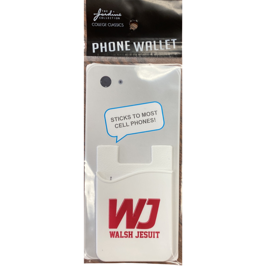 WJ White Cell Phone ID Holder